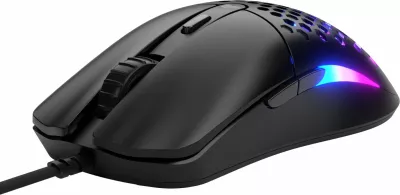 Maus gaming Glorious Model O Eternal GLO-OE-W-BLK, 12000 DPI, 6 butona, RGB, i zi