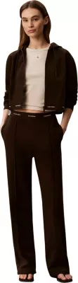 Duks me kapuç Calvin Klein Jeans LV047G252G për femra, kafe [Madhësia: XS]