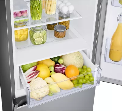 Frigorifer i kombinuar Samsung RB34C600DSA 390L klasë energjie D Wi‑Fi argjendtë