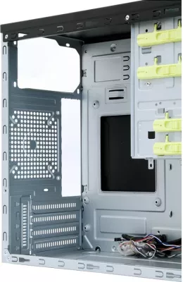 Kasë Chieftec HT-01B-OP, Mini Tower, micro ATX, e zezë