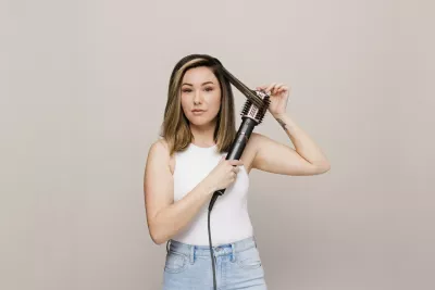 Multistyler për flokë Shark FlexStyle 5-in-1, 1400 W, HD440EU, zi/rozë