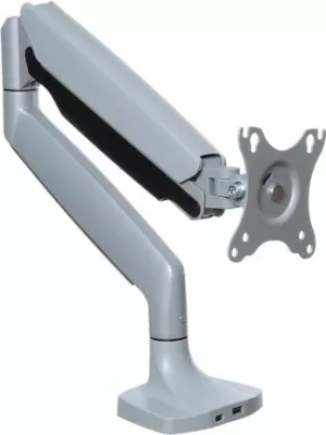 Kasë tavoline për monitor ART RAMM L-35HD, për 17-45 inç, Argjendtë
