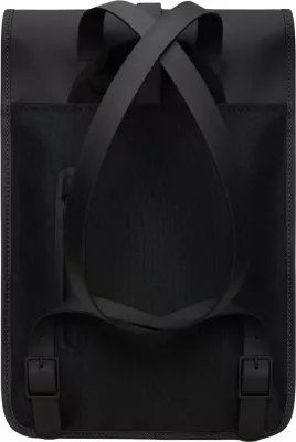 Çantë shpine unisex Rains Backpack Mini W3 13020, e zezë