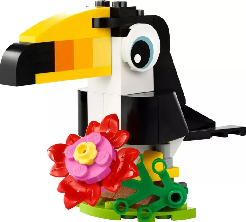 Set LEGO Creator 3 in 1, 30688 Tropical Toucan, 59 pjesë