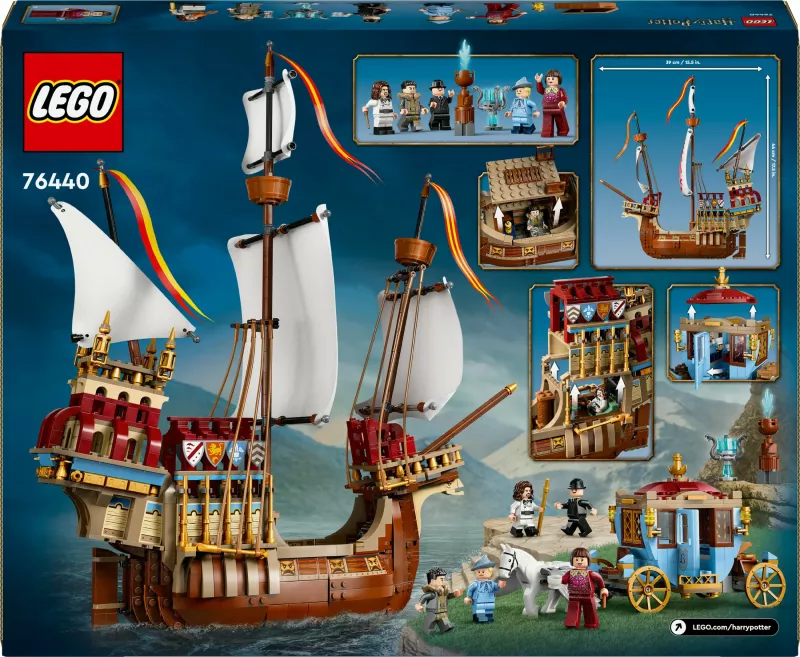 Set ndërtimi LEGO Harry Potter Triwizard Tournament: The Arrival, 1229 pjesë, multikolor
