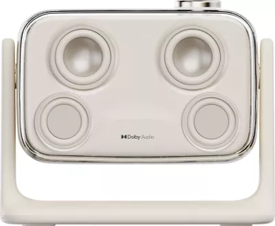 Projektor Aurzen Boom Mini Full HD 1080p, 500 ANSI, Google TV, Dolby Audio, i bardhë, set (projektor + telekomandë + adapter rryme + manual)