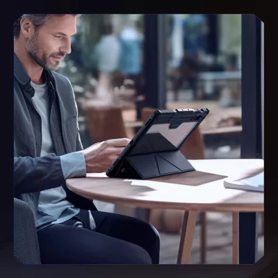 Mbështjellës Nillkin Bumper Leather Case Pro për Samsung Galaxy Tab S9+, e zezë