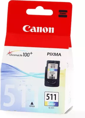 Kasetë boje, Canon, CL-511 / 2972B001, 9 ml, rendiment 244 faqe, standard, C/M/Y