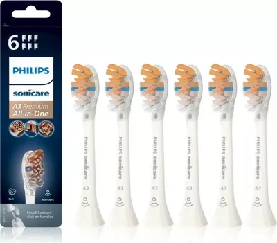 Koka brushë Philips Sonicare A3 Premium All-in-One HX9096/10, e bardhë