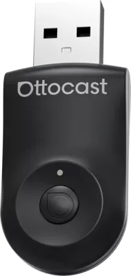 Adapter wireless për makinë Ottocast CA505-T MINI, CarPlay & Android Auto, i zi