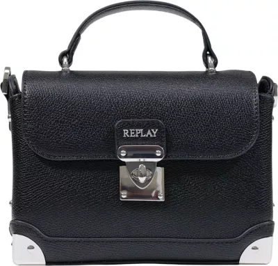 Çantë krahu Replay FW01A2.000.A7243S për femra, e zezë
