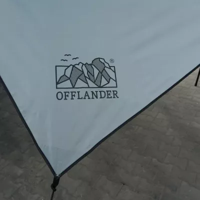 Tendë anësore për çadër mbi veturë Offlander, gri