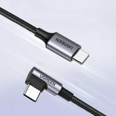 Kabllo USB-C UGREEN 50122B, 0.5m, 60W, Gri