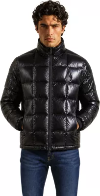 Jakne puffer për meshkuj Armani Exchange XM003474 AF23755, e zezë