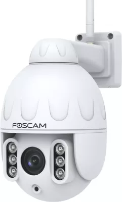 Kamerë IP Foscam SD4-W, dome, wireless, 4x zoom, e bardhë