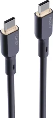 Kabllo AUKEY CB-SCC101 USB-C Type-C PD 100W 5A 1m Silikon, e Zezë