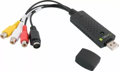 Kapës video USB 2.0 Techly I-USB-VIDEO-700TY, NTSC/PAL, i zi