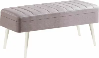 Set tavoline me karrige për ngrënie, e zgjatshme, 4 pjesë, Skye Decor, Vina 0701 - 3, e bardhë, gri