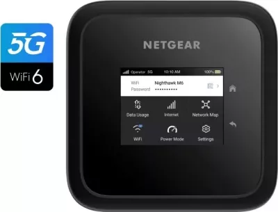 Router celular NETGEAR Nighthawk M6, i zi, 5G, Wi-Fi 6