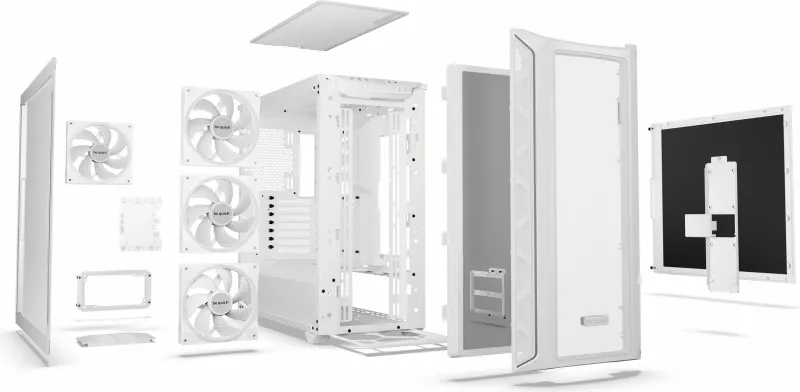 Kasë be quiet! Shadow Base 800 FX White, Midi Tower, PC, ATX, EATX, micro ATX, Mini-ITX, e bardhë