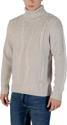 Xhemper me qafë të lartë për meshkuj Gianni Lupo M. COLLO ALTO BW793-F25, gri e çelët [Madhësia: XXL]