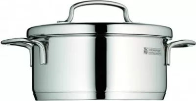 Tenxhere e vogël WMF Mini Kochtopf 14cm, kapak metalik, 0.9L, çelik inox