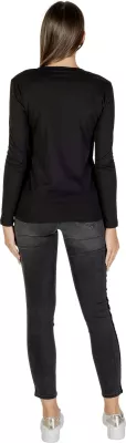 Maicë me mëngë të gjata për femra Armani Exchange XW001456 AF10356, e zezë [Madhësia: L]