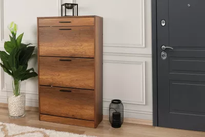 Dollap këpucësh Hanah Home, Oslo Walnut, Shc-431-Oo-1