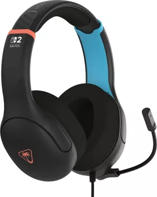 Kufje Turtle Beach Airlite Fit Wired, 3.5mm, over-ear, me mikrofon flip-up mute, për Nintendo Switch, Charcoal-Black