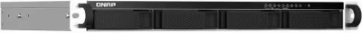 Server NAS QNAP TS-464eU-8G, 8GB RAM, 1U rack, 4-bay, 2x 2.5GbE, HDMI 4K, i zi