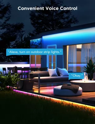 Shirit LED i jashtëm Govee Outdoor Strip Light Pro H70A1 10m RGBICWW IP65