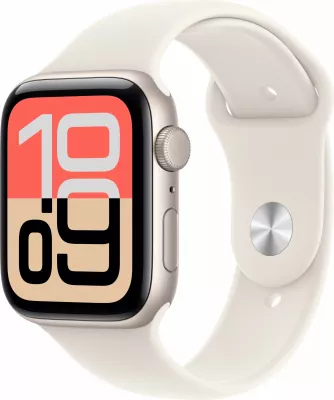Smartwatch Apple Watch SE 3 44mm alumini, sportarmband polarstern
