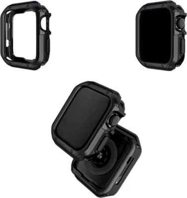 Mbështjellës Hurtel Soft Strong për Apple Watch 40mm Series 4/5/6/SE, i zi