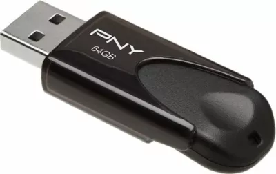 Pendrive PNY Attaché 4 (FD16GATT4-EF) 16 GB USB 2.0, e zezë