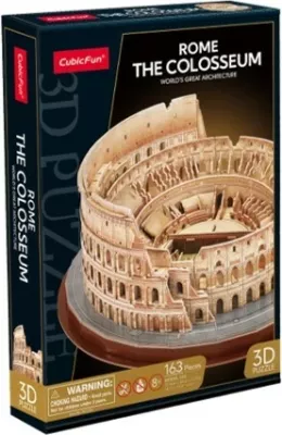Puzzle 3D Cubic Fun Koloseumi në Romë, 163 pjesë
