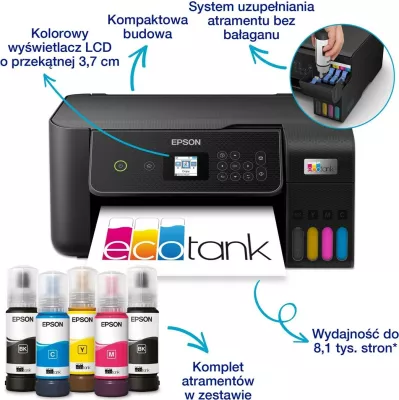 Printer multifunksional Epson EcoTank L3280, Inkjet, Wi-Fi, i zi