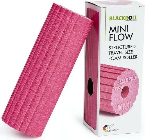 Roller masazhi BLACKROLL Mini Flow, 6 cm, rozë