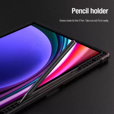 Mbështjellës Nillkin Bumper Leather Case Pro për Samsung Galaxy Tab S9+, e zezë