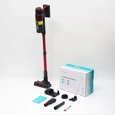 Fshesë me bateri vertikale Honiture S13 Pro, 450W, 38000Pa, 1.5L, deri 55 min, kuqe/zezë