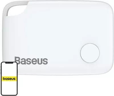 Bluetooth tracker Baseus Intelligent T2 rope type, ZLFDQT2-02, i bardhë