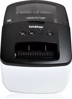 Printer etiketa Brother QL-700, direct thermal, 300x300 DPI, 150mm/sec, zi/bardhë