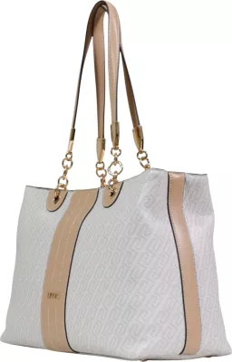 Çantë tote për femra Liu Jo AA6104 E1118, bardhë-rozë