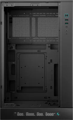 Kasë Deepcool CH270 DIGITAL mini tower, xham i temperuar, e zezë