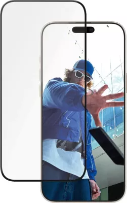 Mbështjellës ekran PanzerGlass ceramic për iPhone 16 Pro Max, transparent