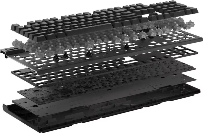 Tastierë Corsair K70 RGB PRO MAX, e zezë