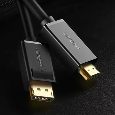 Kabllo Ugreen DisplayPort në HDMI, 2m, 4K, e zezë (DP101 10202)