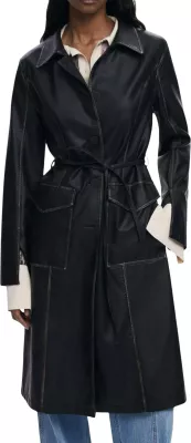 Pallto trench për femra Desigual CHAQ_LILLY 25WWEW33, e zezë