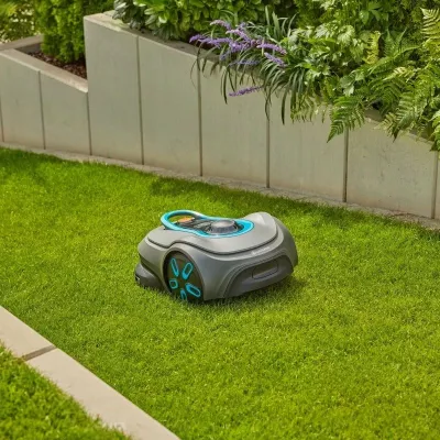 Robot kositës bari Gardena smart SILENO free 1500 m² 19927-32, gri/tyrkiz