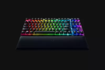Tastierë mekanike Razer Huntsman V2 TKL, RGB, USB, QWERTZ, e zezë