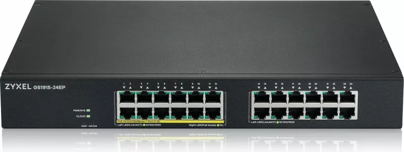 Switch Zyxel GS1915-24EP, Managed, L2, Gigabit Ethernet, PoE